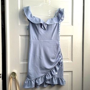 City Studio- Size 3 - Periwinkle Blue Dress -